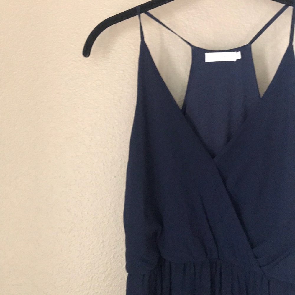 NAVY BLUE NORDSTROM LUSH MAXI DRESS